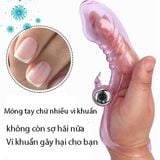  Bao ngón tay rung móc massage âm đạo điểm G trong suốt giá rẻ 