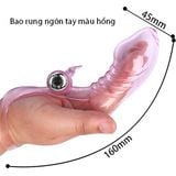  Bao ngón tay rung móc massage âm đạo điểm G trong suốt giá rẻ 