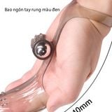  Bao ngón tay rung móc massage âm đạo điểm G trong suốt giá rẻ 