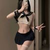 Bộ đồ cosplay nữ sinh sexy váy ngắn khoe vòng 2