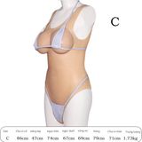  Bodysuit silicon ngực bướm giả cosplay chuyển giới tính nữ 