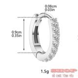  Bông tai tròn upper lobe kiểu Hàn Quốc sang trọng đủ siize 