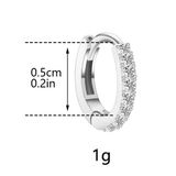  Bông tai tròn upper lobe kiểu Hàn Quốc sang trọng đủ siize 