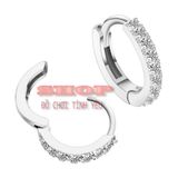  Bông tai tròn upper lobe kiểu Hàn Quốc sang trọng đủ siize 