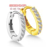  Bông tai tròn upper lobe kiểu Hàn Quốc sang trọng đủ siize 