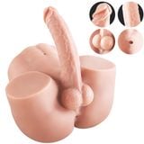  Búp bê bán thân nam giới mông căng tròn kèm dương vật giả 