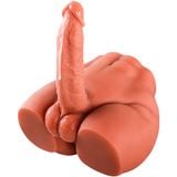  Búp bê nửa thân hậu môn dương vật to dài uốn cong tùy chỉnh 