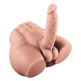  Búp bê nửa thân hậu môn dương vật to dài uốn cong tùy chỉnh 