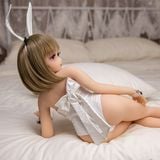  Búp bê tình dục anime hoạt hình nhỏ vú thạch mặc cosplay thỏ 
