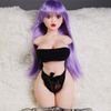 Búp bê tình dục bán thân baby tóc tím xinh đẹp không tay chân