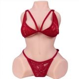  Búp bê tình dục bán thân ngực nhỏ phẳng vú lép đáng yêu 