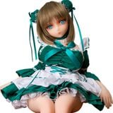  Búp bê tình dục cô nàng hầu gái màu xanh tí hon xinh đẹp 