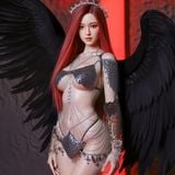  Búp Bê Tình Dục Cosplay Thiên Thần Hắc Ám Vẻ Đẹp Huyền Bí 