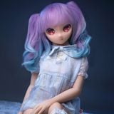  Búp bê tình dục Dollfie BJD mô hình anime mắt to tóc dài tím 
