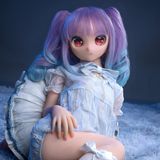 Búp bê tình dục Dollfie BJD mô hình anime mắt to tóc dài tím 