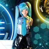  Búp bê tình dục Hatsune Miku Nhật Bản tóc dài màu xanh ngọc 