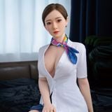  Búp Bê Tình Dục Silicone Nữ Tiếp Viên Khoe Ngực To Quyến Rũ 