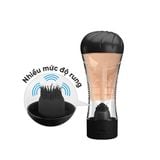  Cốc âm đạo trong suốt có rung Naomi xoay chỉnh nhẹ đến mạnh 