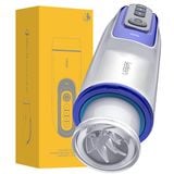  Cốc thủ dâm rung thụt tự động sưởi ấm phát âm thanh Leten 