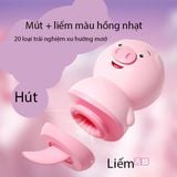  Con lợn lưỡi liếm âm đạo massage điểm G cho nữ đa chức năng 
