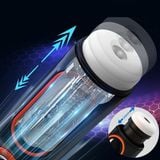  Cup tự động bú mút co bóp rung thụt cho nam màn hình LCD 