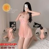  Đầm ngủ sexy bằng ren lưới phối đồ lót gợi cảm đồ ngủ hở bạo 