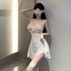 Đầm ngủ sexy bằng ren lưới phối đồ lót gợi cảm đồ ngủ hở bạo