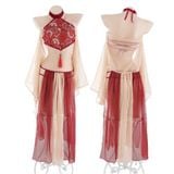  Đầm ngủ thời trang yếm cổ trang cosplay sexy tiểu thư Trung Hoa 