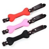  Dây Đeo Ép Miệng Ngậm Xương Chó Silicon Kích Thích Mạnh Bạo 