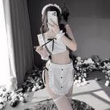  Đồ ngủ gợi cảm cosplay cô nàng hầu gái hở bạo sexy gợi cảm 