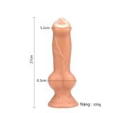  Dương vật chó giả mô phỏng cu động vật doggy độc lạ unisex 
