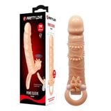  Dương vật giả rỗng ruột quai đeo rung gai răng sói mềm dẻo 