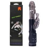 Dương vật giả rung thụt xoay 360 độ đính hạt đuôi cá phụ 