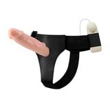  Dương Vật Giả Rỗng Ruột Rung Mạnh Kèm Điều Khiển Có Dây Đeo 