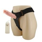  Dương Vật Giả Rỗng Ruột Rung Mạnh Kèm Điều Khiển Có Dây Đeo 