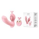  Dương vật giả tỏa nhiệt tai thỏ Lilo đeo mặc điều khiển từ xa 