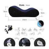  Ghế Tình Yêu Bơm Hơi Gấp Gọn Thỏa Mãn Mọi Tư Thế Quan Hệ 