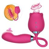  Hoa hồng bú mút đuôi ngón tay rung lắc vỗ mạnh kích điểm G 