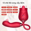 Hoa hồng lưỡi liếm đuôi ngón tay rung gẫy mạnh điểm G