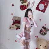  Thời trang cosplay hóa thân thành nàng thỏ hồng dịp lễ giáng sinh 