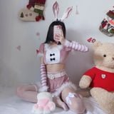  Thời trang cosplay hóa thân thành nàng thỏ hồng dịp lễ giáng sinh 