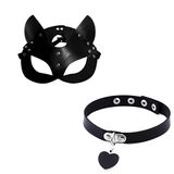  Mặt Nạ Cáo Kèm Vòng Khóa Cổ Tăng Cường Khoái Cảm Tình Dục SM 