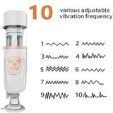  Máy bú mút rung thụt tự động xoay 2 chiều massage cu Stroker 