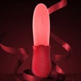  Máy lưỡi liếm âm đạo mềm mại rung massage đá hạt le cô bé 