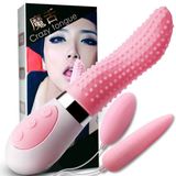  Máy lưỡi liếm trứng rung 2 đầu Joker làm tình massage nữ 