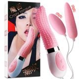  Máy lưỡi liếm trứng rung 2 đầu Joker làm tình massage nữ 