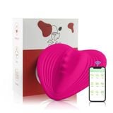  Máy Massage Âm Đạo Điểm G Hình Trái Tim Điều Khiển Qua App 