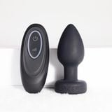  Máy rung cắm hậu môn cửa sau đèn LED điều khiển remote 