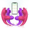 Máy rung mặc quần chíp đeo âm đạo điều khiển APP điện thoại