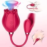  Máy rung mút hoa hồng massage âm đạo ngực thủ dâm làm tình 